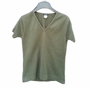 Vintage Cotton J Crew sweater size XS forest green